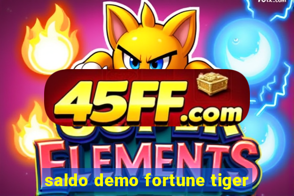 saldo demo fortune tiger